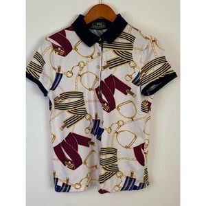 L-RL Lauren Active Polo Top size Medium